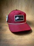 red cap with logo